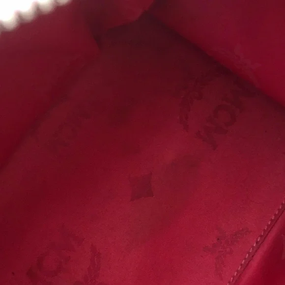 MCM Pink  and White Women's Satchel a few marks inside no smell - Picture 6 of 11